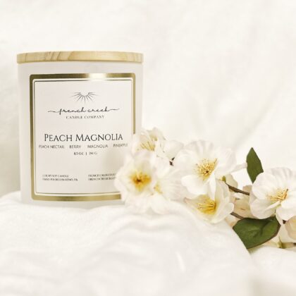 Peach Magnolia Luxury Soy Candle